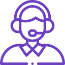 Icon of a human with headphones